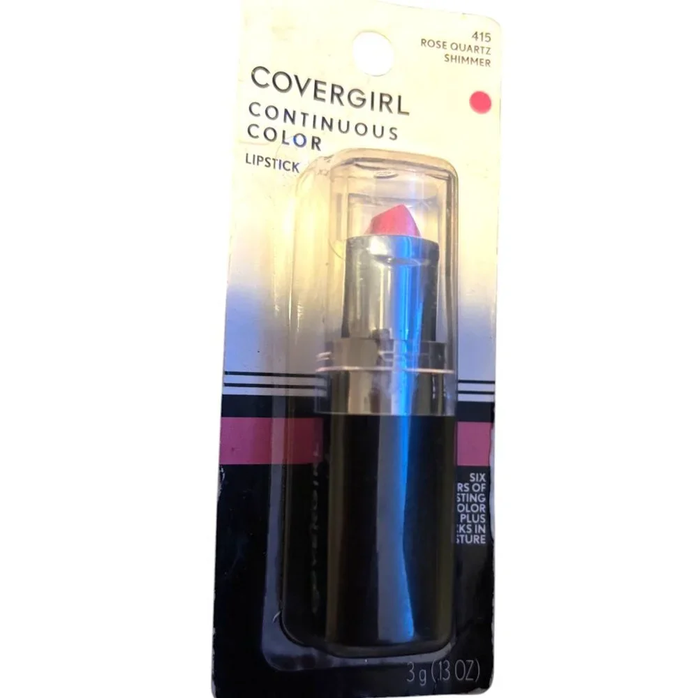 CoverGirl Continuous Color Lipstick, 415 Rose Quartz Shimmer,‎ 0.13 oz